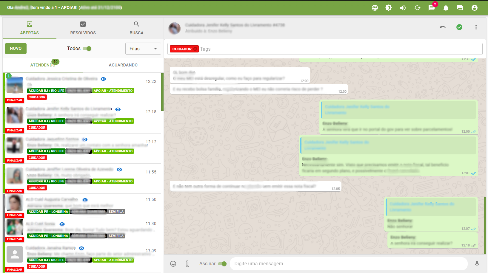 App Atender screenshot 1